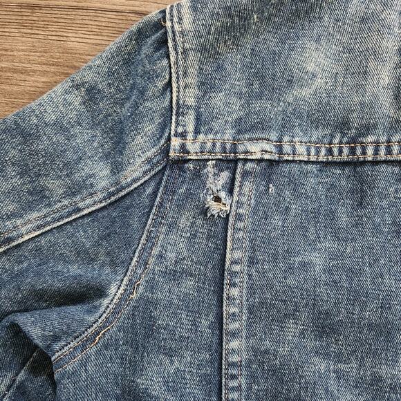 REASON Hot Hat Brand Men's Denim Jacket Medium Wash Size S - Picture 8 of 8